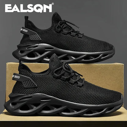 Men Sports Running Black Jogging Shoes Casual Sneakers