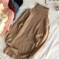 Autumn Winter Thick Sweater Women Knitted Ribbed