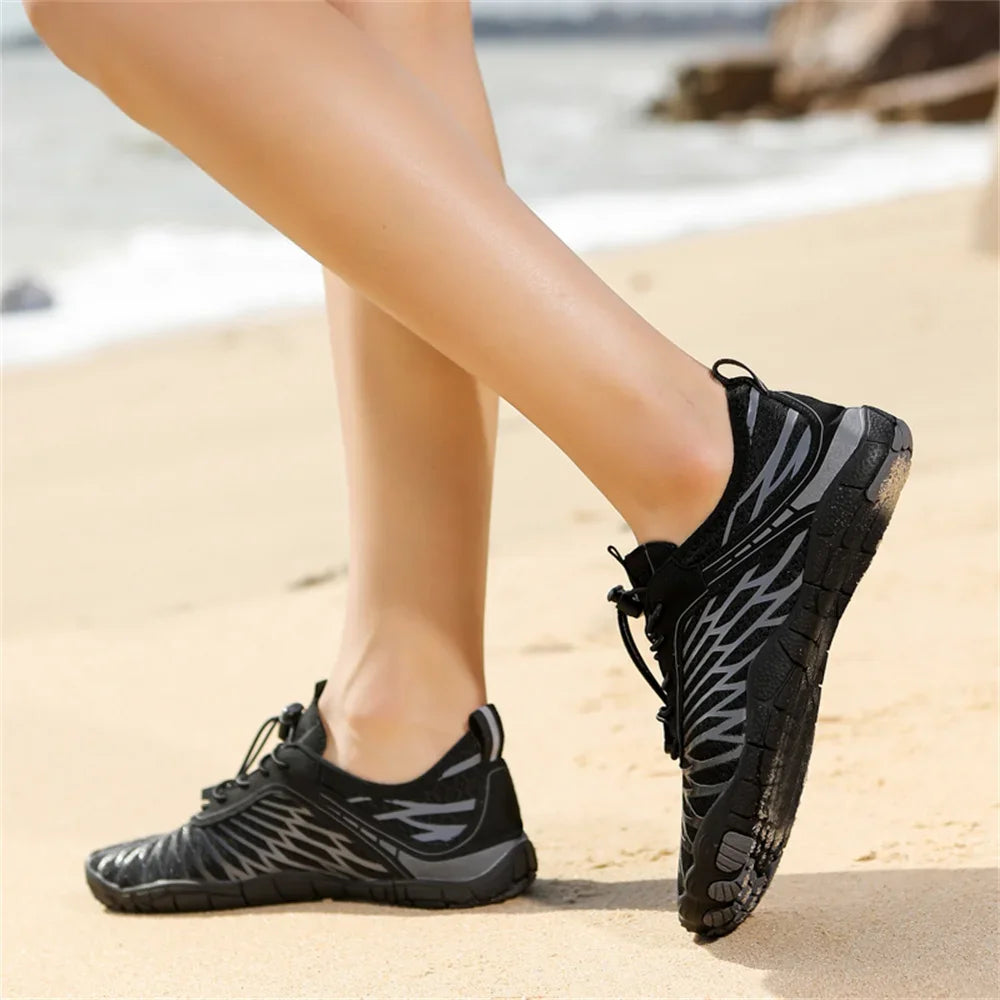 Women Men Aqua Shoes Beach Barefoot Water Sports Sneakers