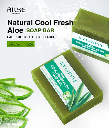 AILKE Aloe Vera Whitening Soap, Remove Acne