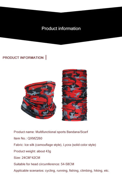 Outdoor Sport Bandana Military Tube Scarf