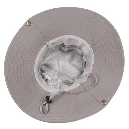 Summer Men Bucket Hat Outdoor UV Protection