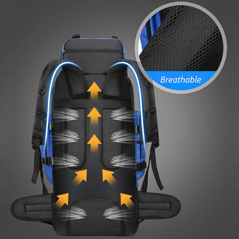 Waterproof Hiking Camping Backpack Trekking Bag