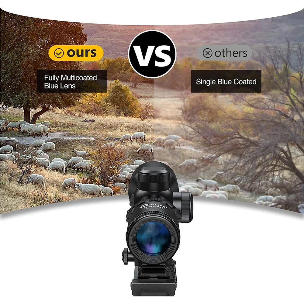 3-9X40 Hunting Deer Air Rifle Scope Wire Rangefinder