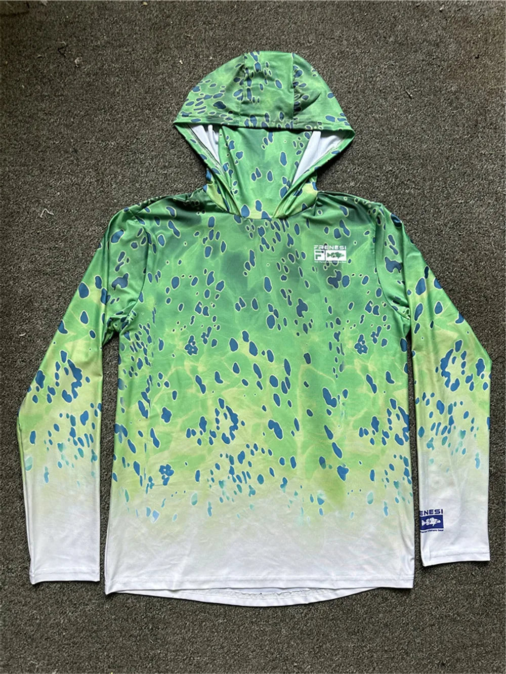 Fishing Shirts Men Sun Protection Hoodie Mask All-in-one