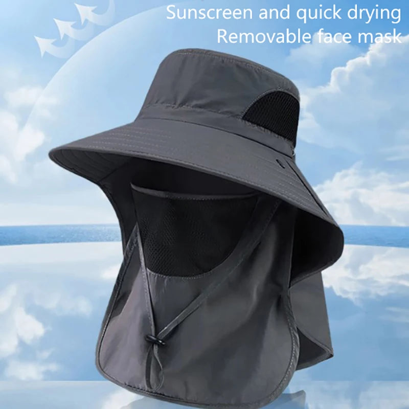 Summer Sun Hats UV Protection Outdoor Hunting Fishing Cap