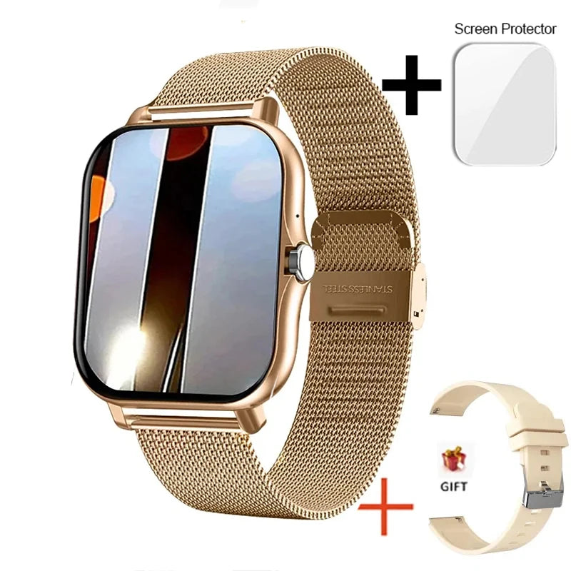 2025 New Bluetooth Answer Call Smart Watch Men Touch Call Fitness Tracker