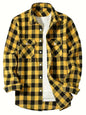 Spring and Autumn Fashion Cotton Long Sleeve Men's Flannel