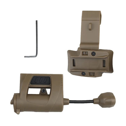 Tactical Helmet Light 3 Modes LED Flashlight
