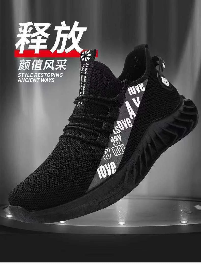 Men's mesh breathable casual sneakers summer soft sole