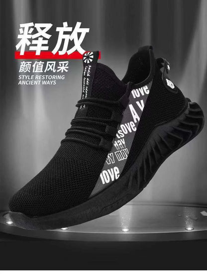 Men's mesh breathable casual sneakers summer soft sole