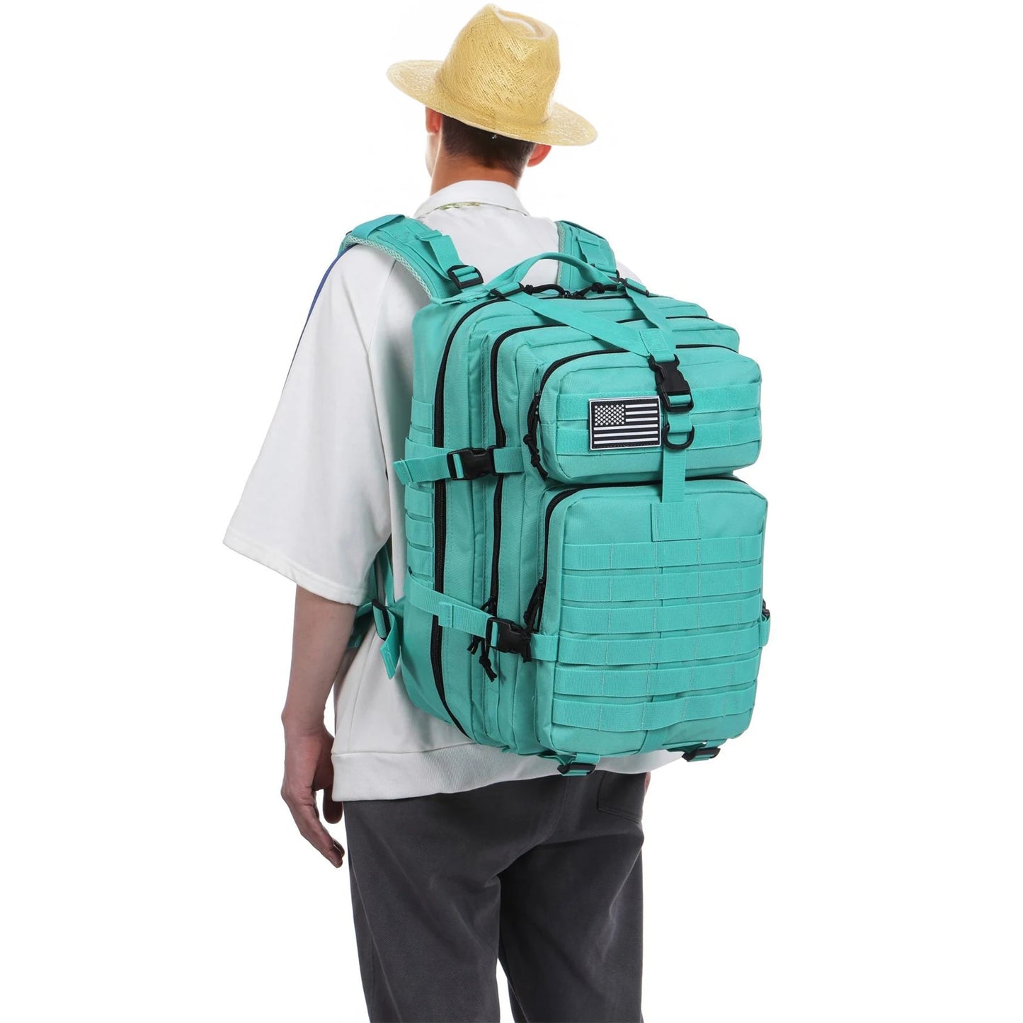 Nylon Waterproof Trekking Fishing Hunting Bag Backpack