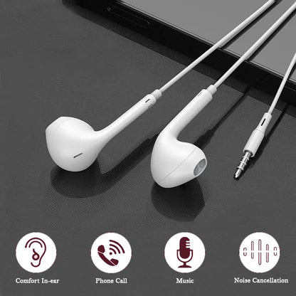 3.5mm Wired Headphones In Ear Headset for Samsung
