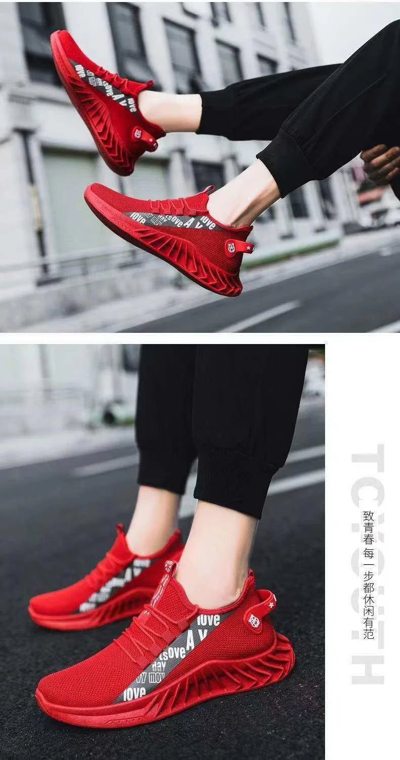 Men's mesh breathable casual sneakers summer soft sole