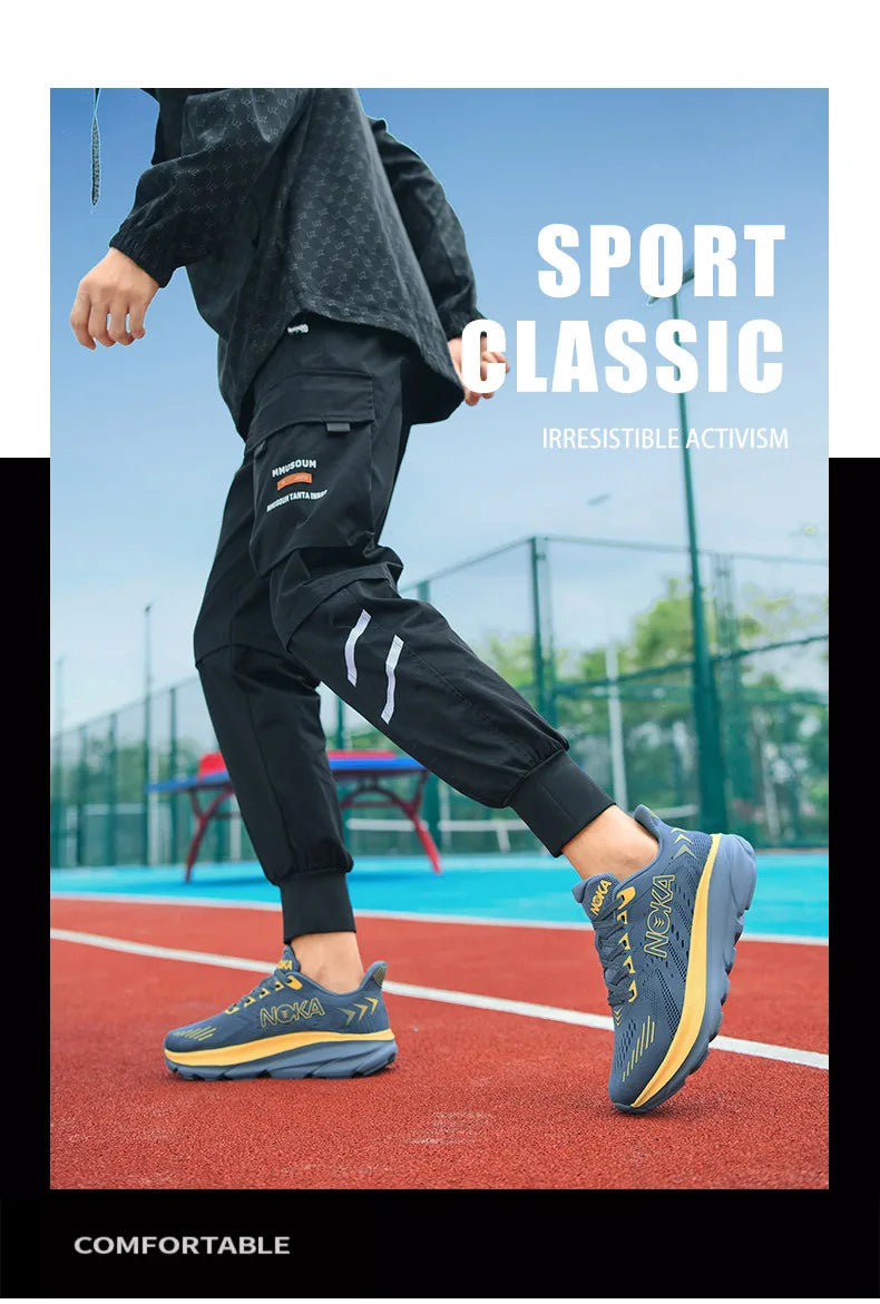Marathon Carbon Plate Air Cushion Men Sports Running