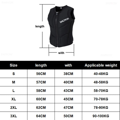 Adult Life Jacket Wake Surfing Impact Vest CE Approved