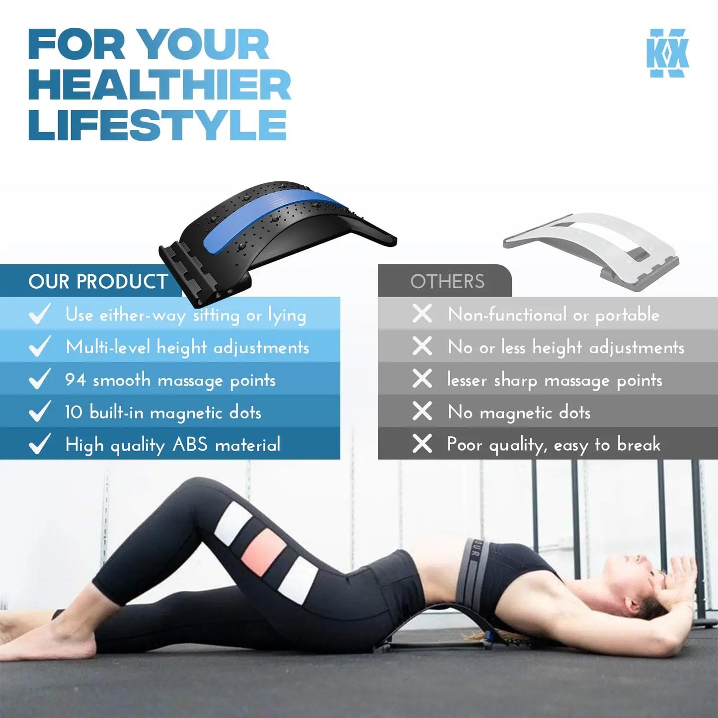 Lumbar Soothing Device, Lumbar Stretching Massager