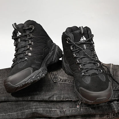 Winter Boot Men Outdoor Hiking Boots Suede