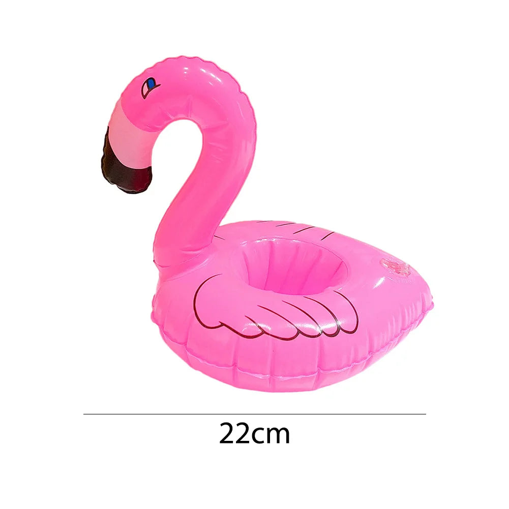 1-50PCS Water Coasters Floating Inflatable Cup Holder
