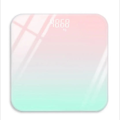 Gradient Color Intelligent LCD Electronic Scale Digital Display Glass Weight Scale