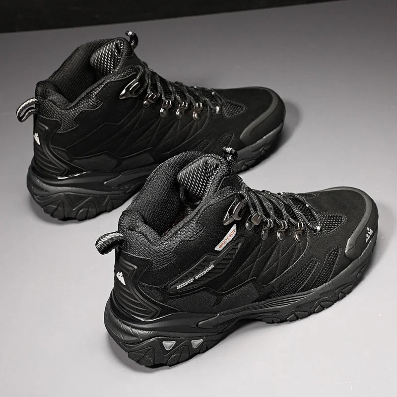 Winter Boot Men Outdoor Hiking Boots Suede