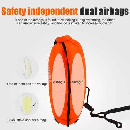 20L Inflatable Open Swimming Buoy Tow Float