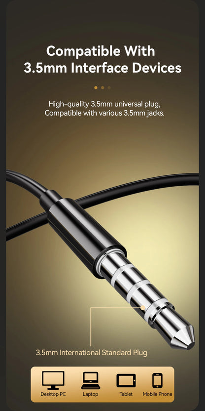 Wired Headphones In Ear Headset Wired Earphones
