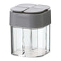 4 in 1 camping seasoning jar with lid transparent spice dispenser