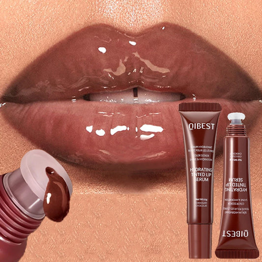 New Nude Red Bean Clear Water Gloss Glass Lip Gloss Moisturizing