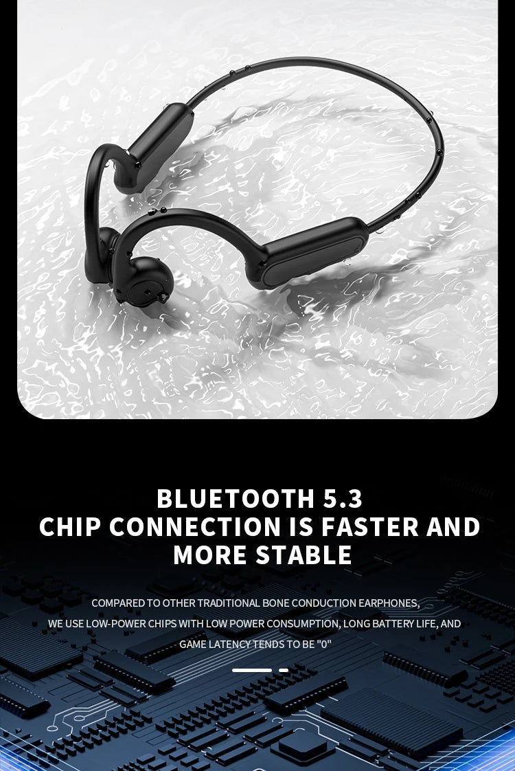 Real Bone Conduction Sport Headphone Wireless Earphone