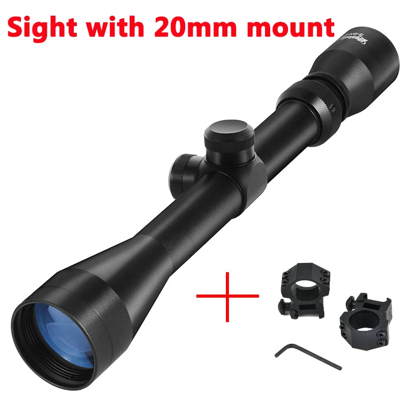 3-9X40 Hunting Deer Air Rifle Scope Wire Rangefinder