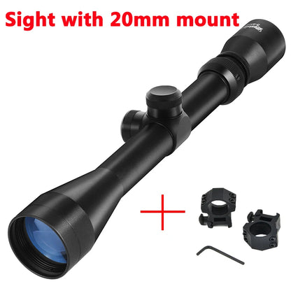 3-9X40 Hunting Deer Air Rifle Scope Wire Rangefinder
