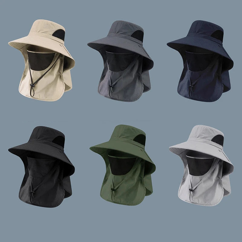 Summer Sun Hats UV Protection Outdoor Hunting Fishing Cap