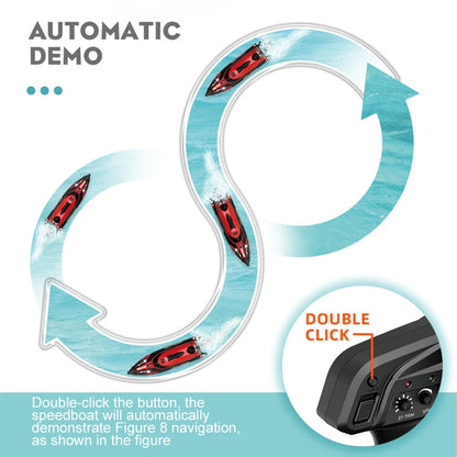 RC Battery Boat 2.4Ghz 25km/h High-Speed Remote Control Racing