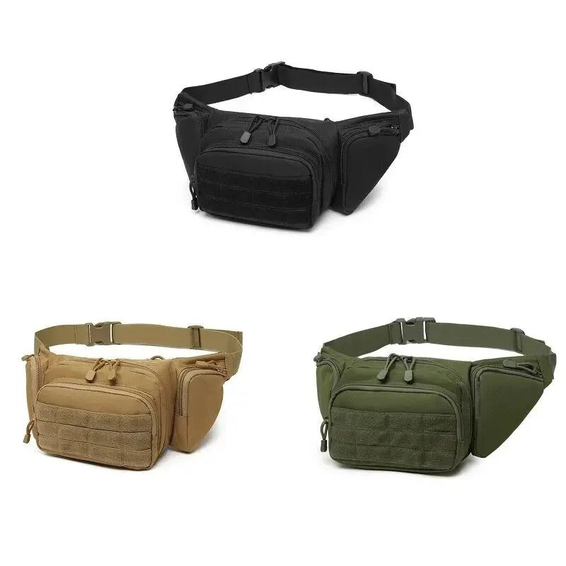 Tactical Waist Pack Nylon Bodypack Hiking Phone Pouch