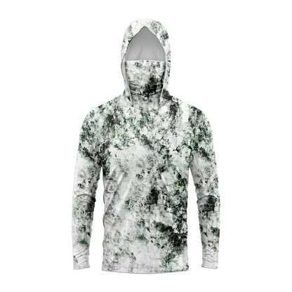 Men Hood Fishing Shirt long sleeve fishing t shirt uv protection