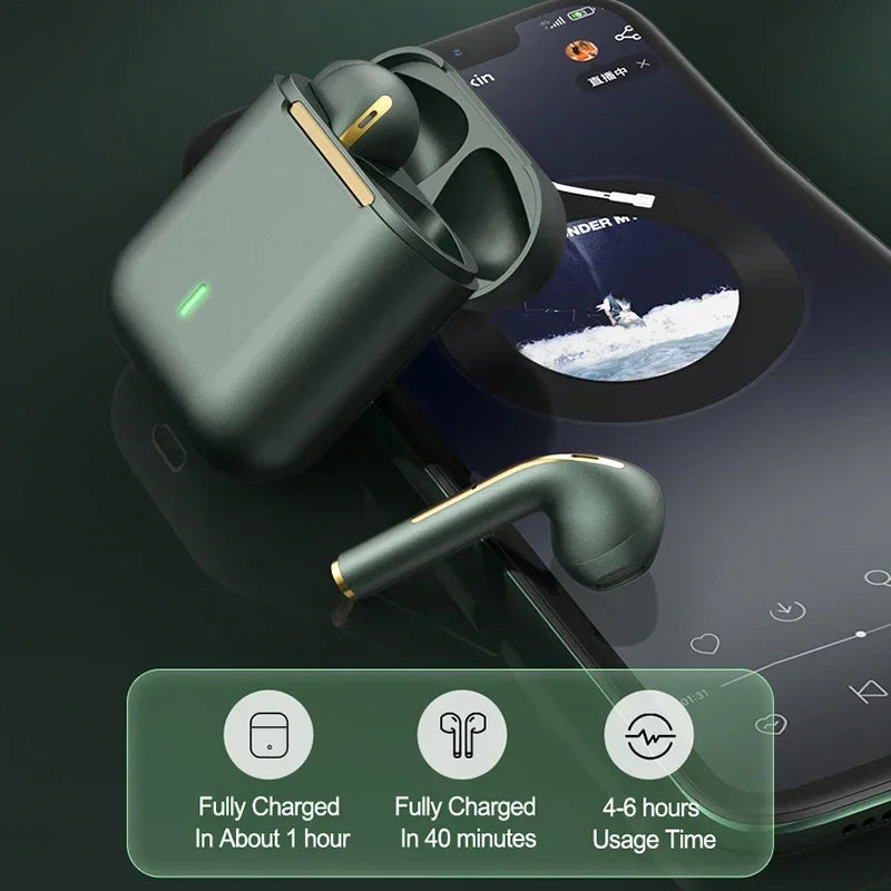 Wireless Bluetooth Earphones HiFI In Ear Stereo