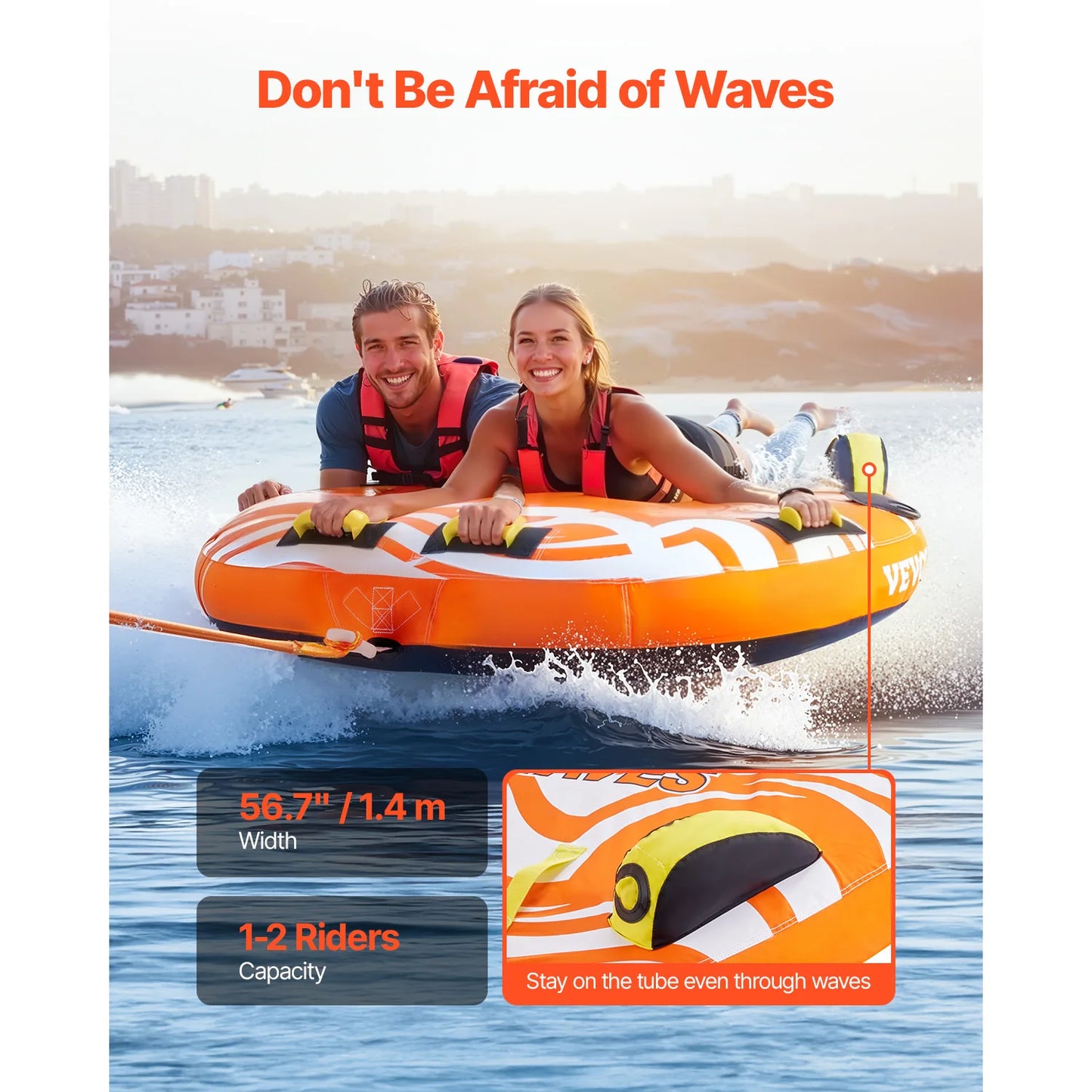 Towable Tubes for Boating Inflatable Towable