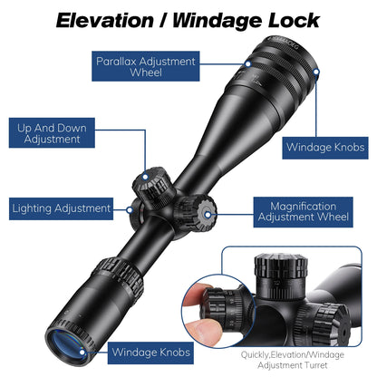 Tactical 4-16x44 AOE Riflescope Hunting Scopes Tactical