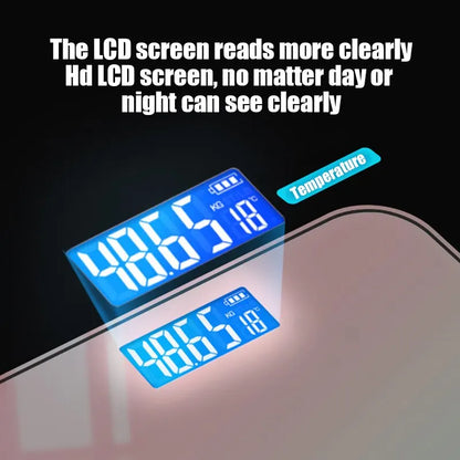 Gradient Color Intelligent LCD Electronic Scale Digital Display Glass Weight Scale