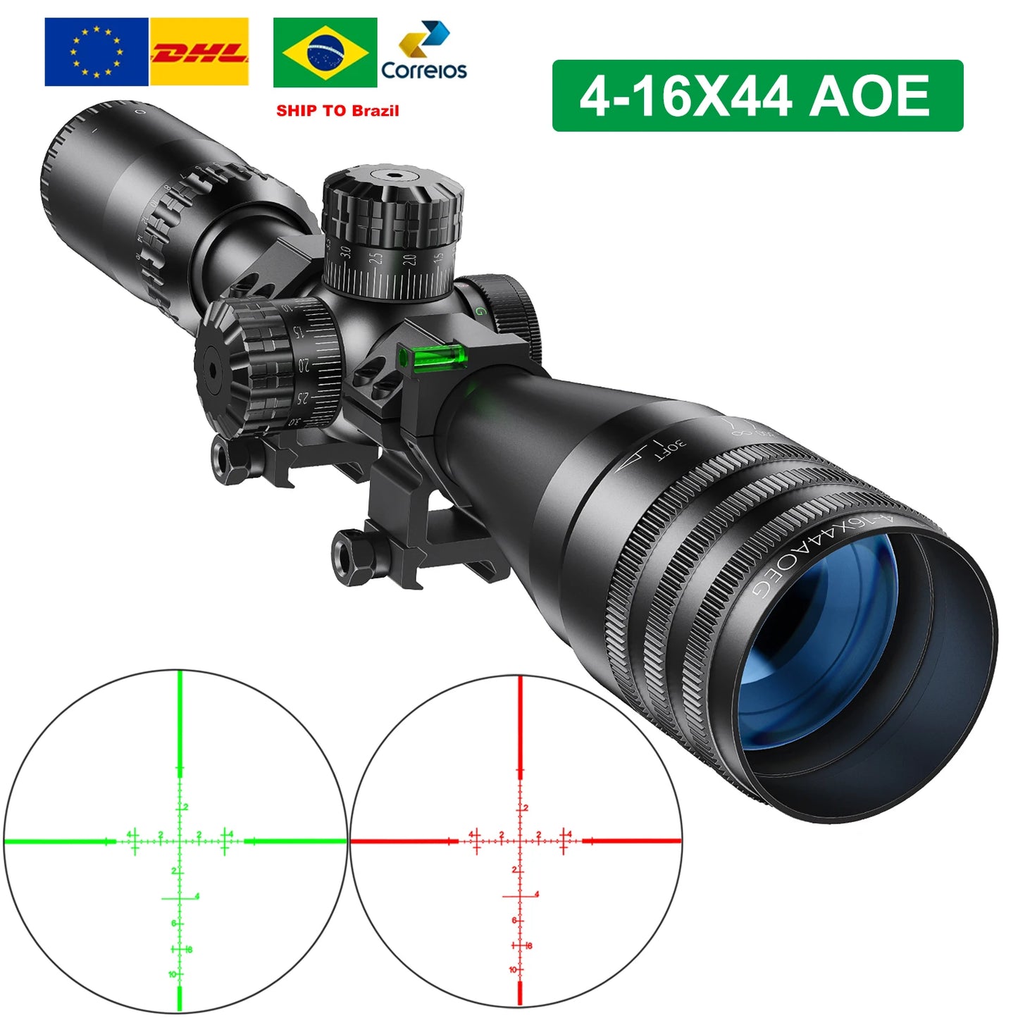 Tactical 4-16x44 AOE Riflescope Hunting Scopes Tactical