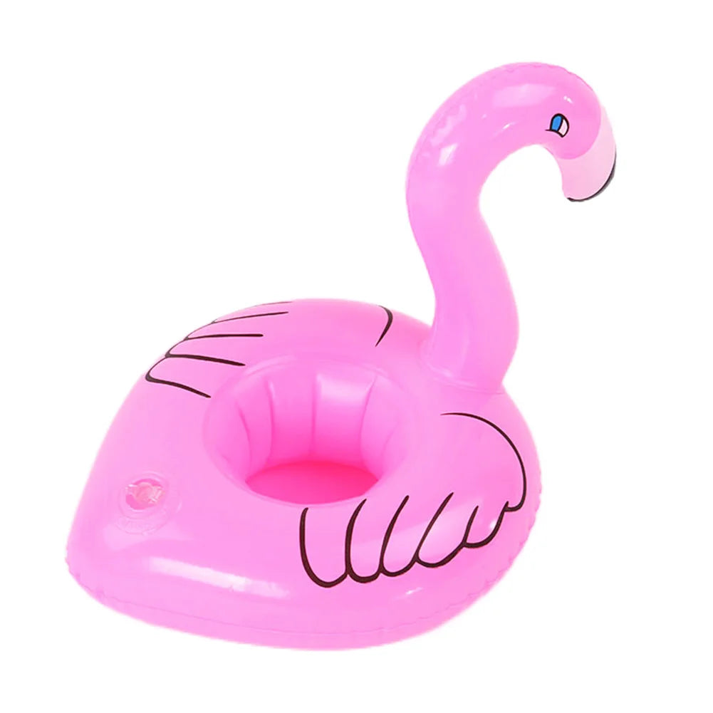 1-50PCS Water Coasters Floating Inflatable Cup Holder