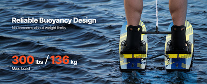 VEVOR Water Skis, Kids Water Ski Trainers with X-7 Adjustable Bindings