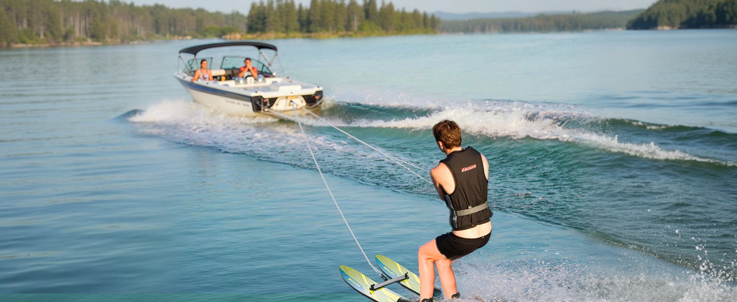 VEVOR Water Skis, Kids Water Ski Trainers with X-7 Adjustable Bindings