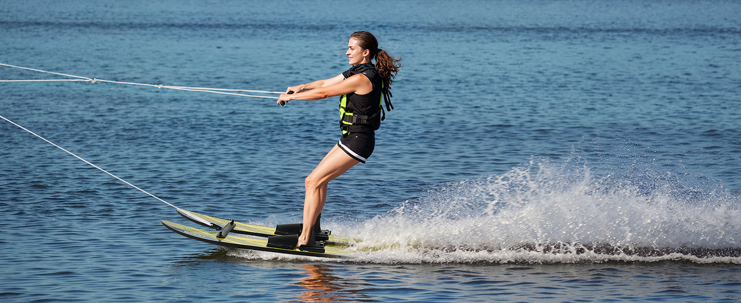VEVOR Water Skis, Kids Water Ski Trainers with X-7 Adjustable Bindings